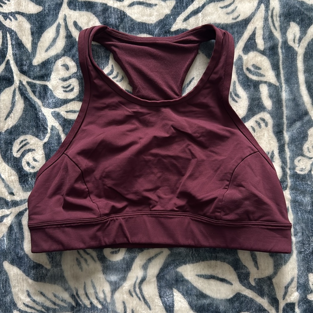 lululemon athletica Burgundy Sports Bra